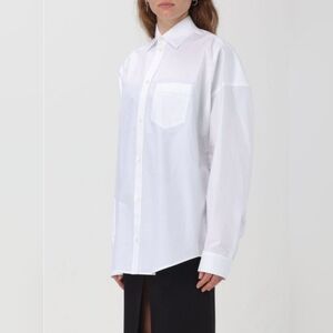 Balenciaga Oversize Women's White Shirt Size Medium 2024